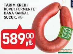 TARIM KREDİ KÜVET FERMENTE DANA KANGAL SUCUK KG TARIM KREDİ KÜVET FERMENTE DANA KANGAL SUCUK KG